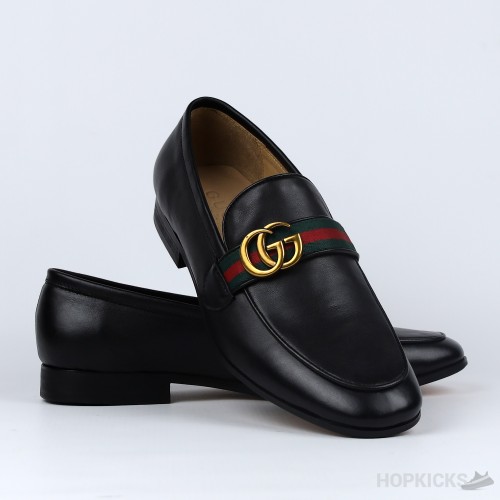 Gucci Men’s Donnie Leather Loafers (Dot Perfect)