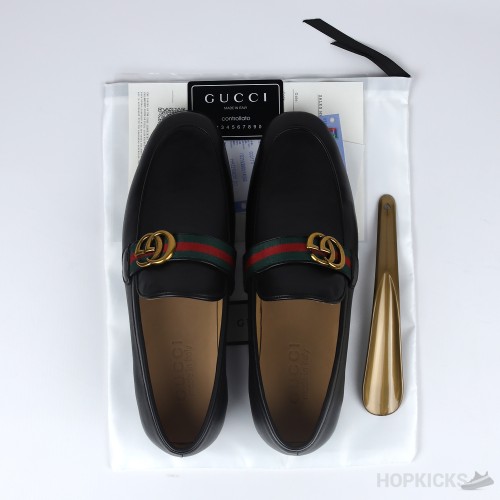 Gucci Men’s Donnie Leather Loafers (Dot Perfect)