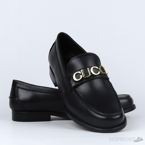 Gucci Men's Designer Loafers Black (Dot Perfect)