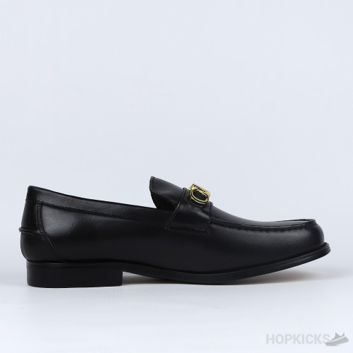 Gucci Men's Designer Loafers Black (Dot Perfect)