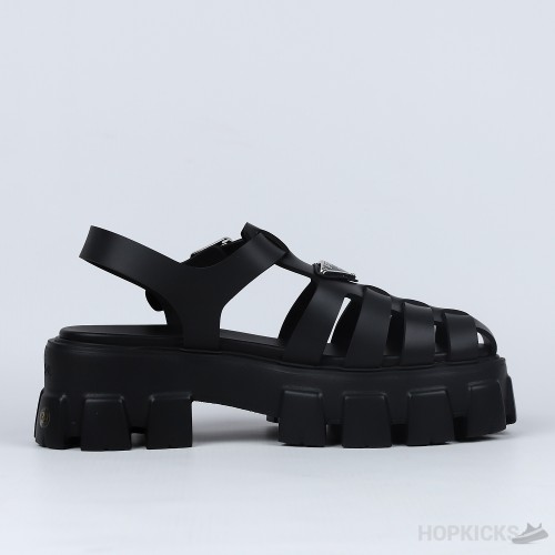 Prada Sandals For Men Black' (Premium Plus Batch)