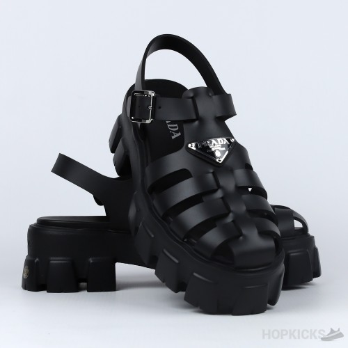 Prada Sandals For Men Black' (Premium Plus Batch)