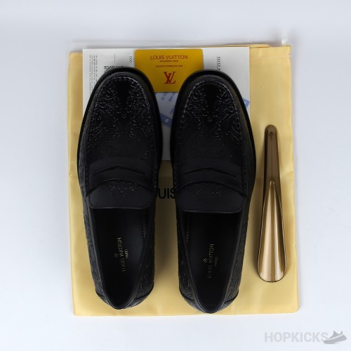 LV Loafer Black (Dot Perfect)