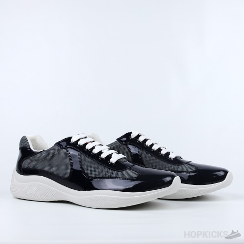 Prada Patent Leather Royal Blue Sneakers' (Premium Plus Batch)