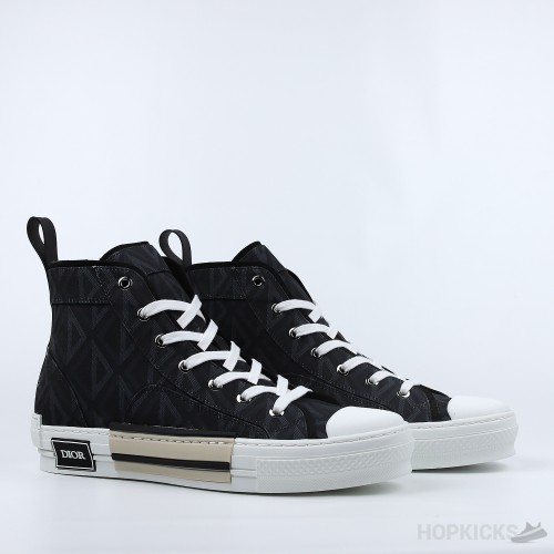 Dior Black Canvas B23 High Top Sneakers (Premium Plus Batch)