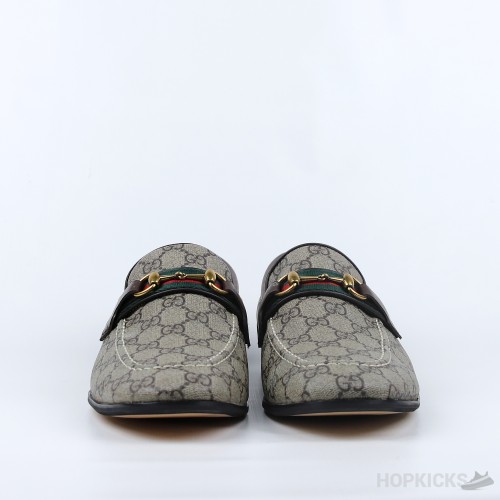 Gucci Supreme Canvas Horsebit Web Loafer (Dot Perfect)