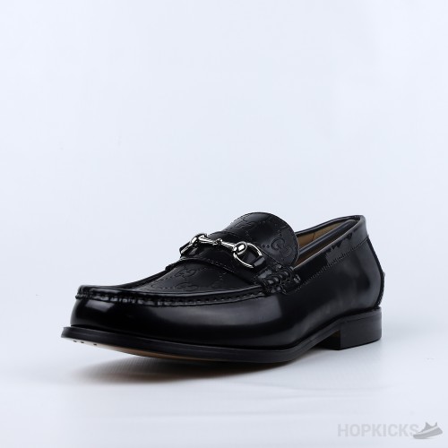 Gucci Men's Loafer With Horsebit Black (Dot Perfect)