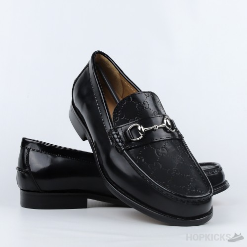 Gucci Men's Loafer With Horsebit Black (Dot Perfect)