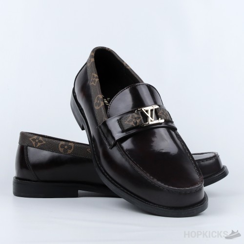 LV Major Side Monogram Brown Loafers (Premium Plus Batch)