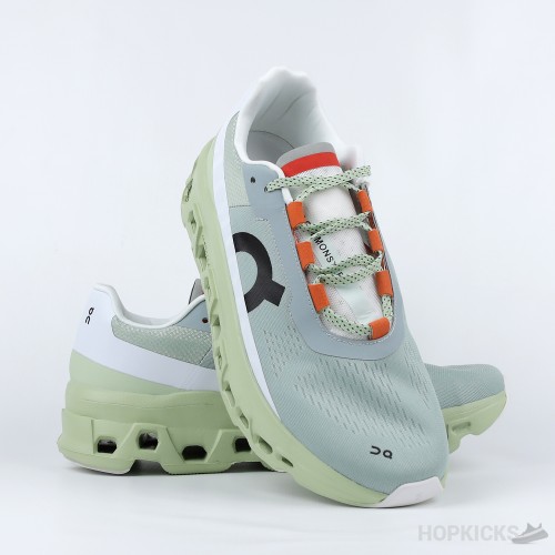 On Running Cloudmonster Glacier Grey Meadow Green (Premium Batch)