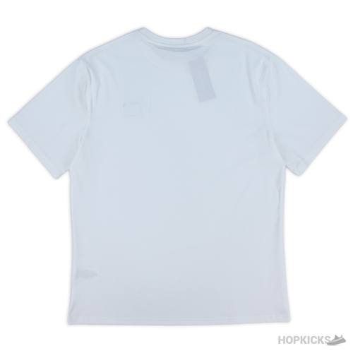 Dolce & Gabbana Emblem Stitched White T-Shirt (Imported Premium Finish)
