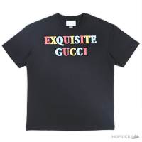 Gucci Exquisite Colored Logo Printed T-Shirt (Imported Premium Finish)