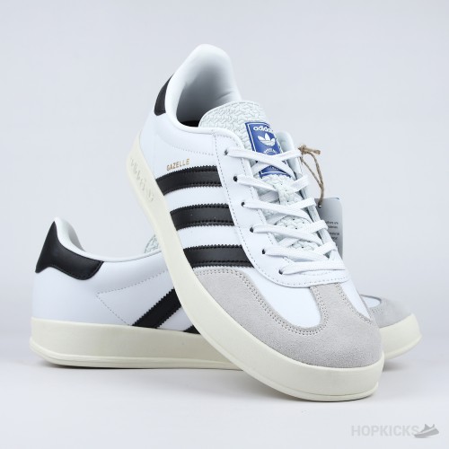  Adidas Gazelle White Black Stripes (Premium Batch)
