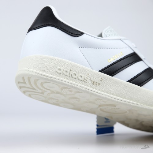  Adidas Gazelle White Black Stripes (Premium Batch)