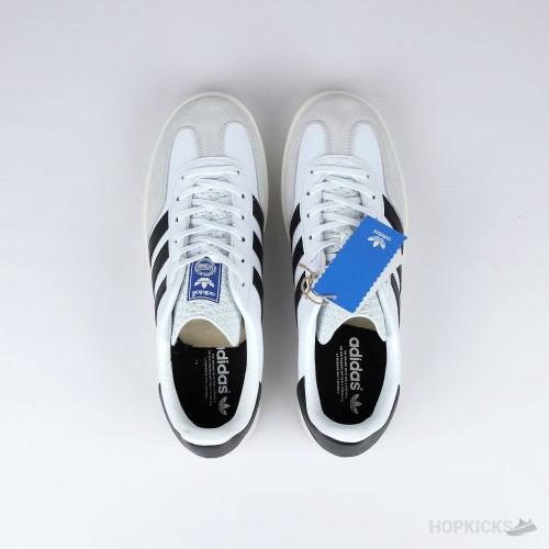  Adidas Gazelle White Black Stripes (Premium Batch)
