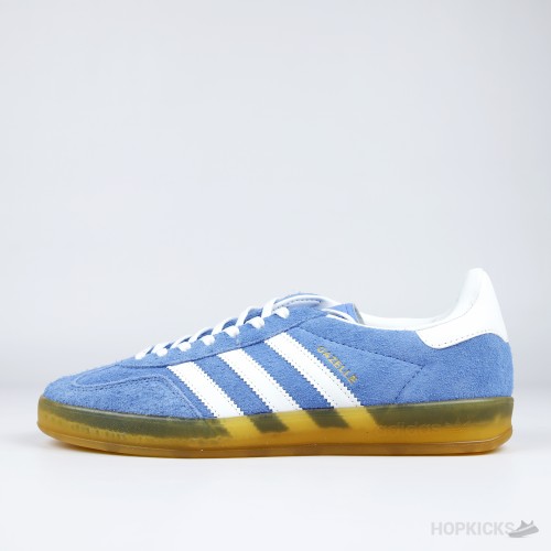 ADIDAS GAZELLE INDOOR INDIGO BLUE SUEDE WHITE [Without box]