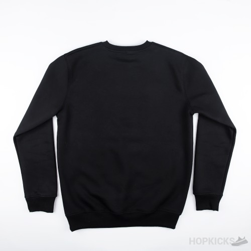 Dior Flower Logo Black Sweatshirt