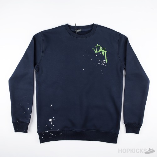 Dior x Cactus Jack Oversized Sweatshirt Navy