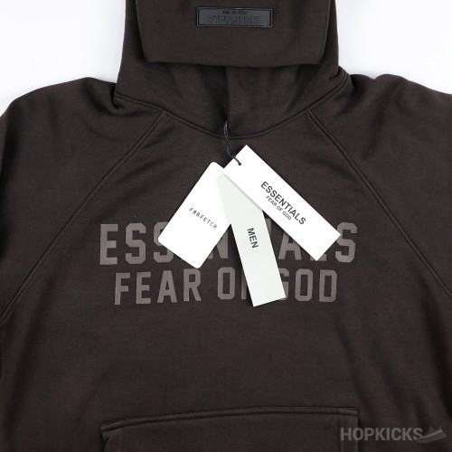 Fear of God Essentials Logo-Print Hoodie (Dot Perfect)