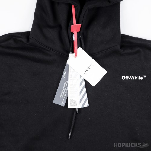 Off-White Chain Link Arrows Motif Drop Shoulder Hoodie