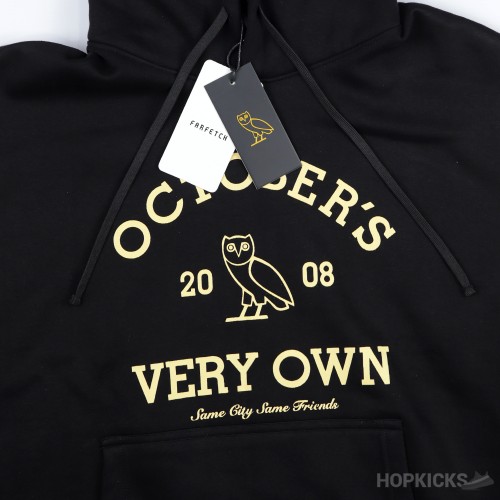 Octobers Very Own OVO Drake Collegiate Pull Over Hoodie - Large - Black