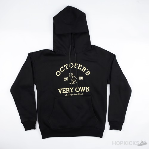 Octobers Very Own OVO Drake Collegiate Pull Over Hoodie - Large - Black