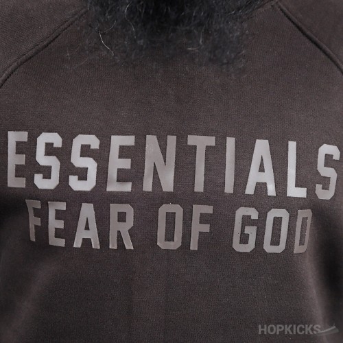 Fear of God Essentials Logo-Print Hoodie (Dot Perfect)