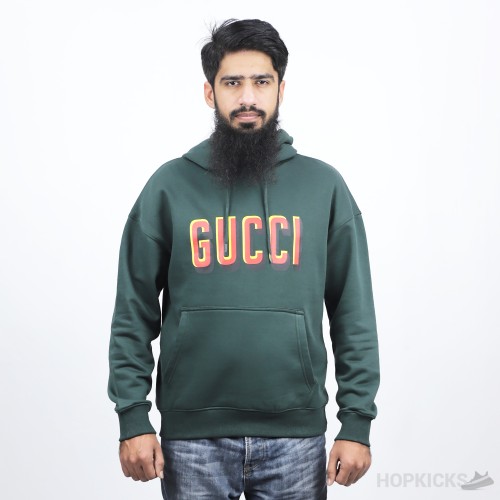 Cotton jersey hooded sweatshirt