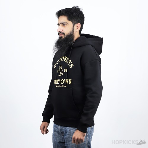 Octobers Very Own OVO Drake Collegiate Pull Over Hoodie - Large - Black