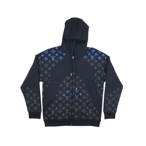 LV Monogram Technical Zip Through Hoodie