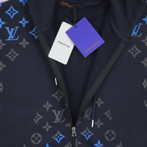 LV Monogram Technical Zip Through Hoodie