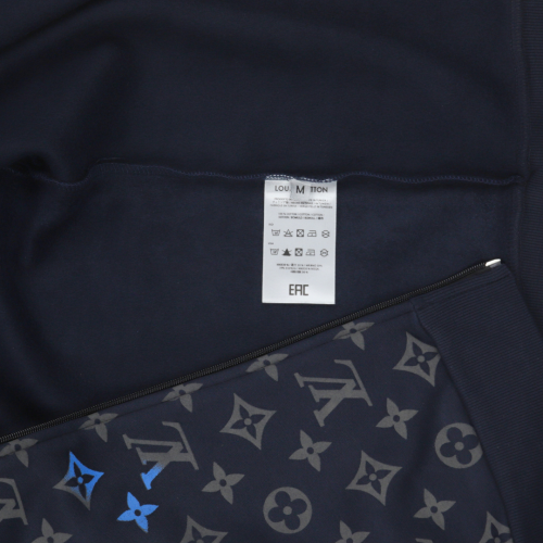 LV Monogram Technical Zip Through Hoodie