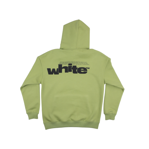 Military green shared logo skate hoodie