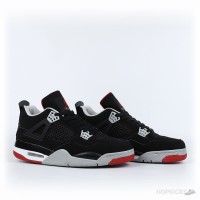 Air Jordan 4 Retro OG 'Bred' (Premium Plus Batch) (Slightly Stitching Issue)