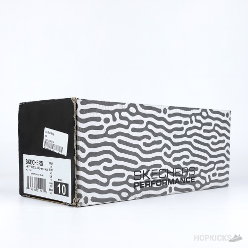 Skechers Hyper Burst Memory Foam Slide Grey