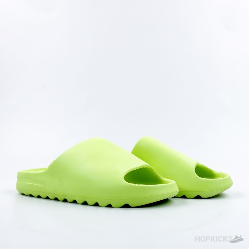 Adidas Yeezy Slide "GLOW GREEN" (Fresh June 25 Batch)