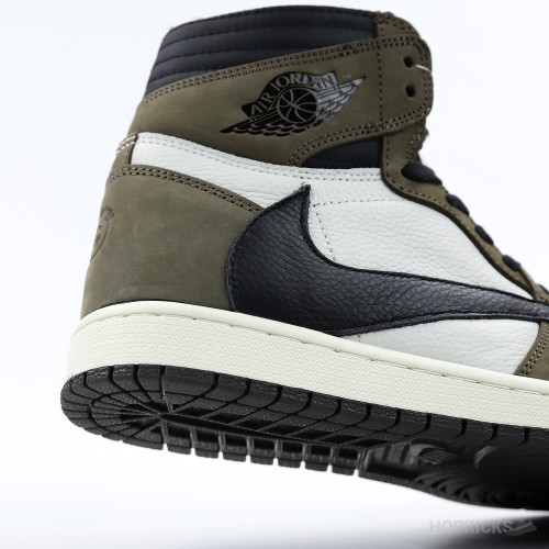 Air Jordan 1 Retro High OG x Travis Scott Mocha (Dot Perfect)