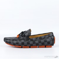 UA Louis Vuitton Driver Mocassin Black Grey