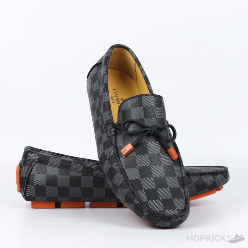 UA Louis Vuitton Driver Mocassin Black Grey