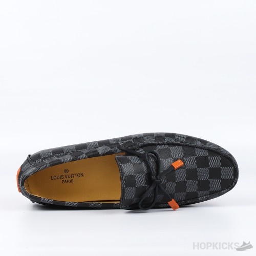 UA Louis Vuitton Driver Mocassin Black Grey