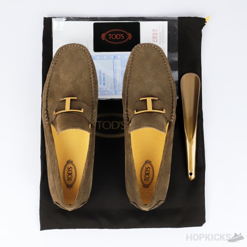 Tod's T Timeless Suede Loafers