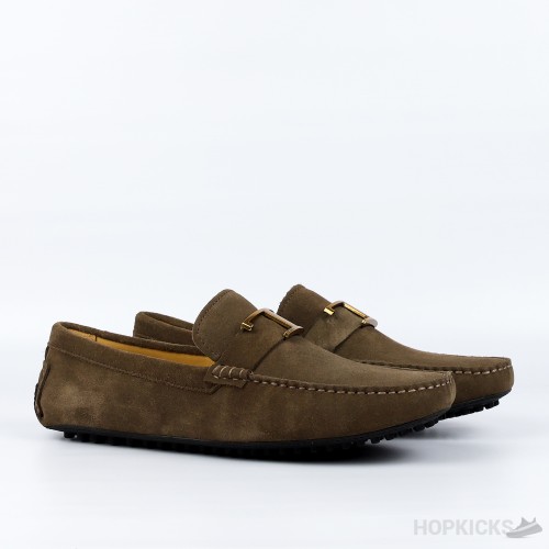 Tod's T Timeless Suede Loafers