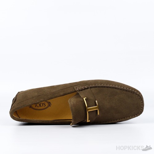 Tod's T Timeless Suede Loafers