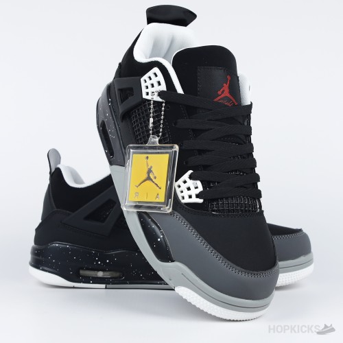 Nike Air Jordan 4 Retro Fear Black White