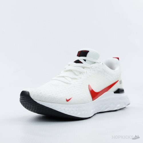Nike React Infinity Run Flyknit 3 White Red (Premium Plus Batch) Nike React Infinity Run Flyknit 3 White Red (Premium Plus Batch)