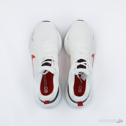 Nike React Infinity Run Flyknit 3 White Red (Premium Plus Batch) Nike React Infinity Run Flyknit 3 White Red (Premium Plus Batch)