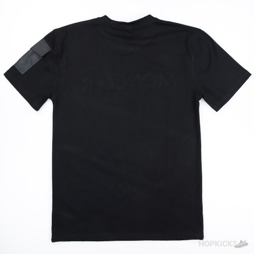 Moncler Laminated Logo Cotton T-Shirt