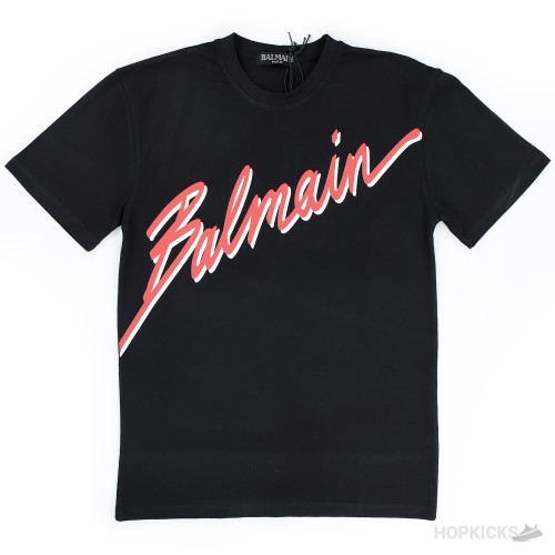 Balmian T-shirt with Balmain Letter Logo