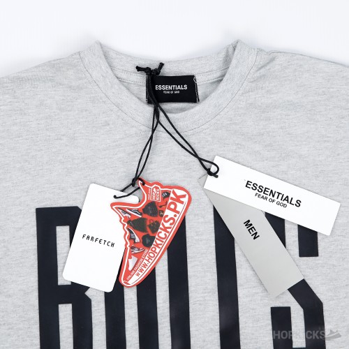 Essentials Bulls Tee Warm Heather
