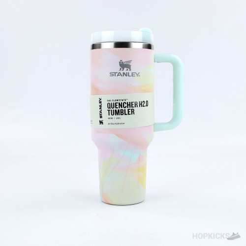 Quencher Tumbler Clean Slate Warm Serene Brushstrokes Watercolors 40 OZ
